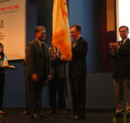 CECAR 6 conference in Jakarta concluded with a ceremonial flag handoff to ASCE President Gregory DiLoreto