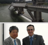2013 ASCE President Greg DiLoreto visited the striking Paldang Dam. He also presented Korean Society of Civil Engineering President Jongsung Sim with a plaque commemorating the visit