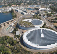 Aerial view of the Alvarado Water Treatment Plant