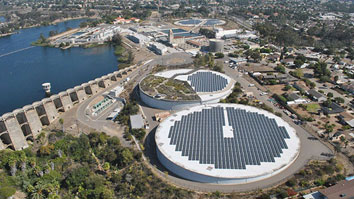 Aerial view of the Alvarado Water Treatment Plant