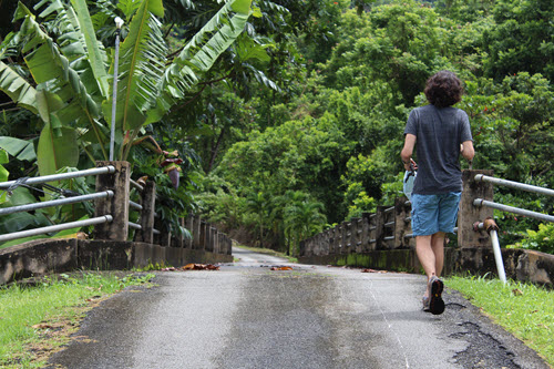 student in community in Puerto Rico