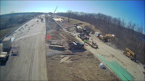 photo of roadway construction